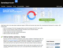 Tablet Screenshot of dataobjects.net
