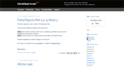 Desktop Screenshot of blog.dataobjects.net